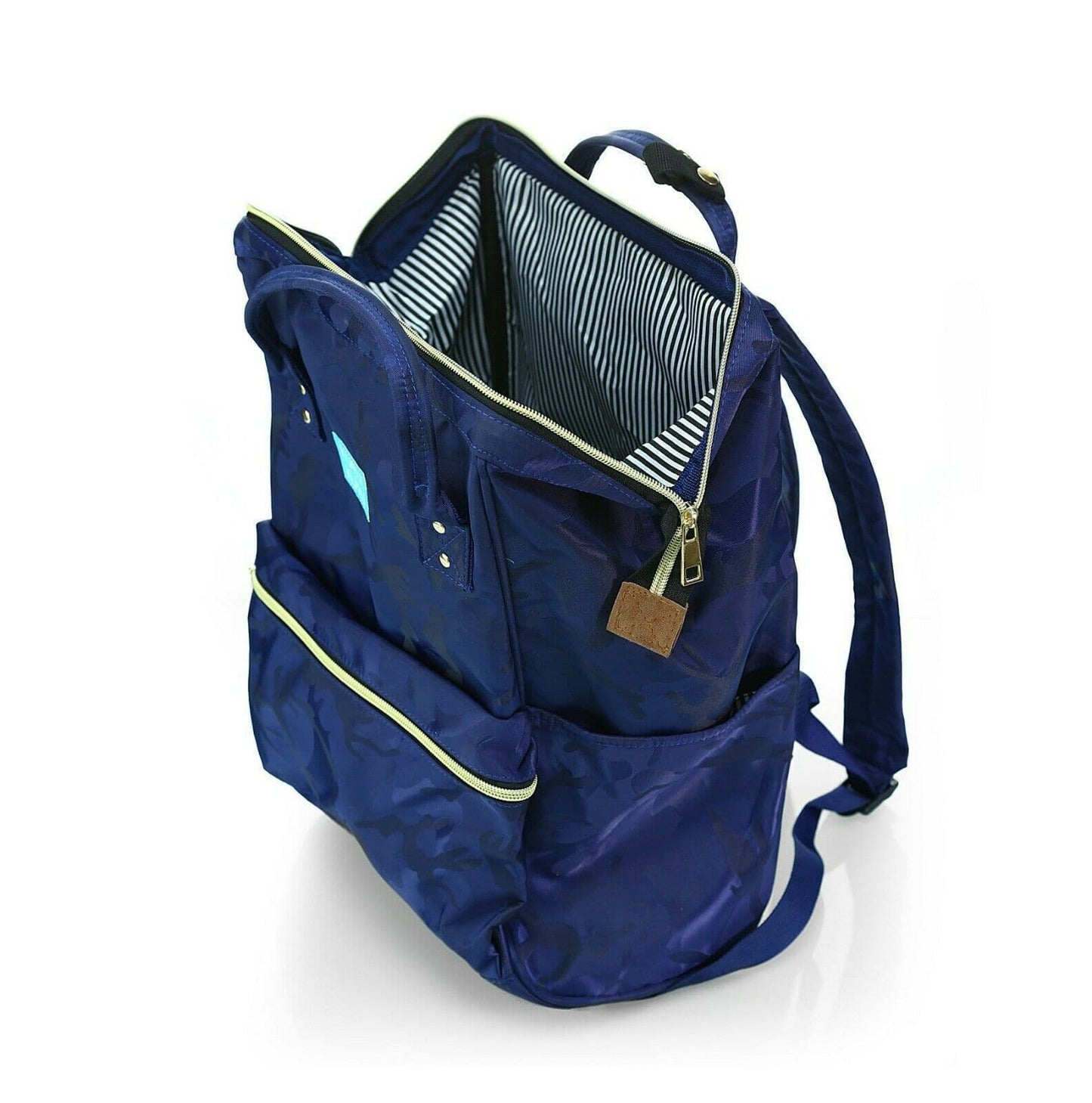Kuru Kuru クールクール Vitality Backpack Bag Camo Blue Twill VL-81098