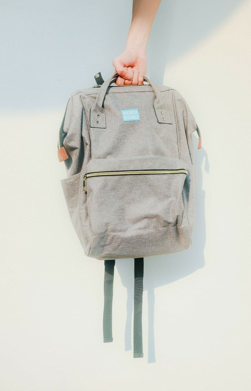 Kuru Kuru クールクール Vitality Backpack Bag Grey Melange VL-81099