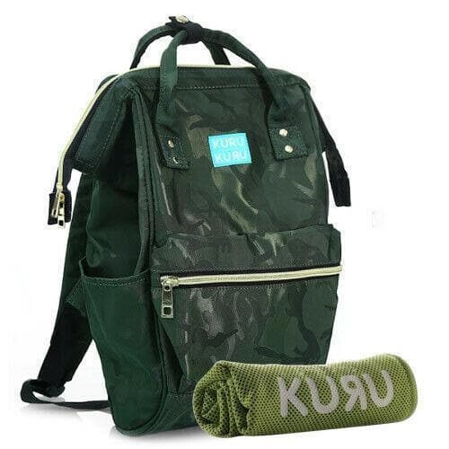 Kuru Kuru クールクール Vitality Medium Backpack Bag + Free P399 Magic Cooling Towel