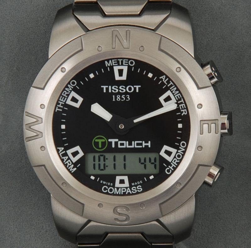 Tissot Swiss Made T-Touch Anadigi Chrono Men's Stainless Steel Watch T33.1.488.51 - Diligence1International