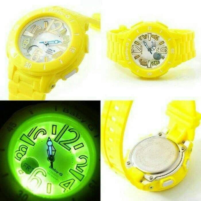 Casio Baby-G Neon Marine Series Analog-Digital Yellow x White Dial Watch BGA170-9BDR - Diligence1International
