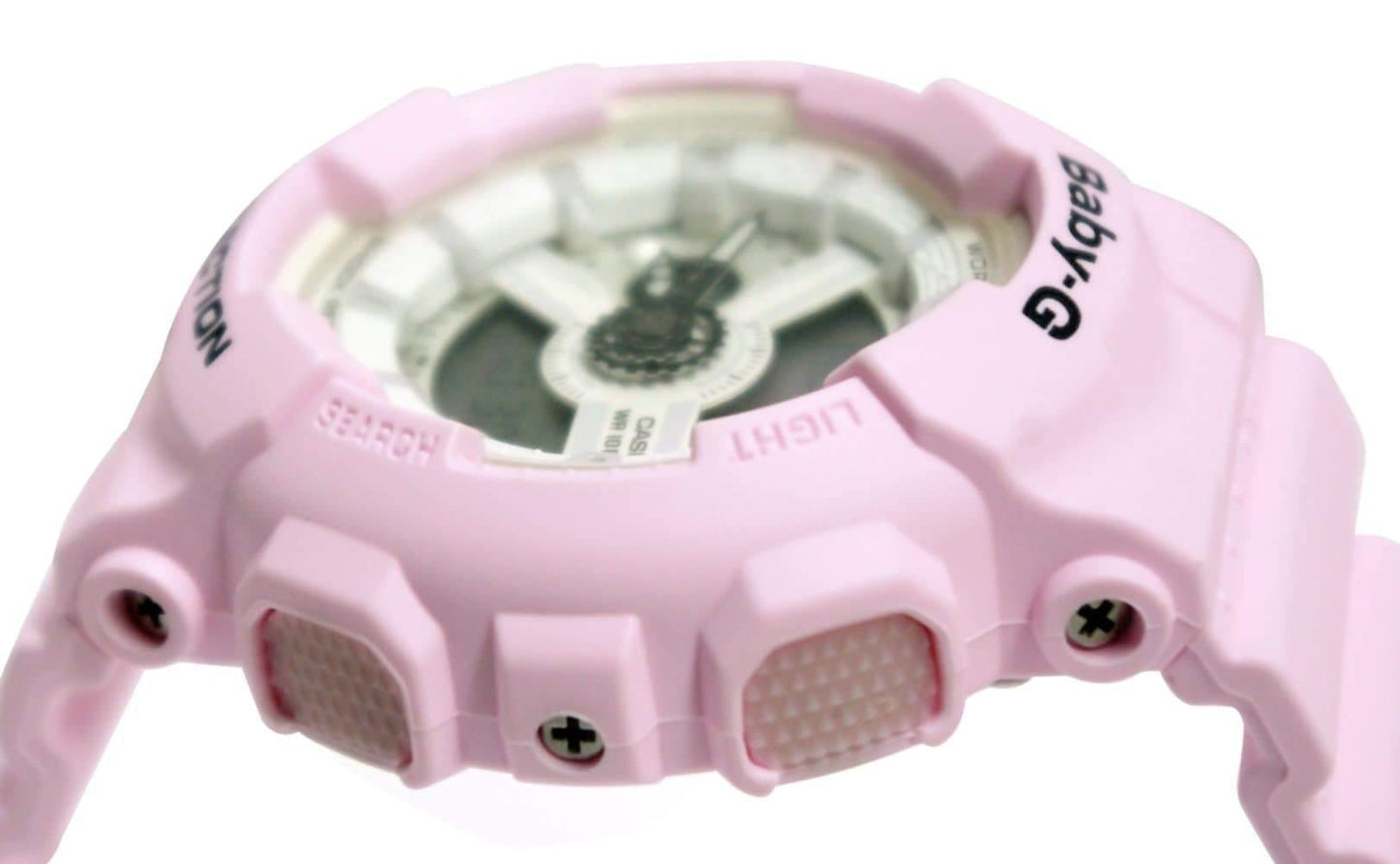 Casio Baby-G BA-110 New Beach Color Series Analog-Digital Pastel Pink Watch BA110BE-4ADR - Diligence1International