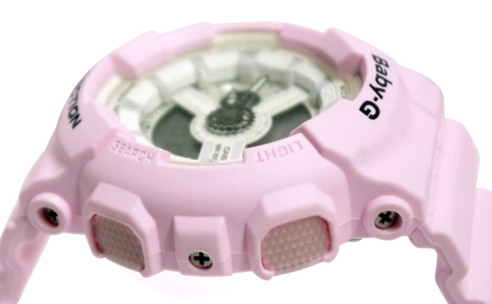 Casio Baby-G BA-110 New Beach Color Series Analog-Digital Pastel Pink Watch BA110BE-4ADR - Diligence1International