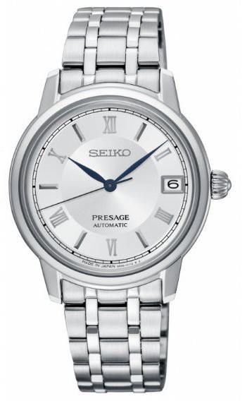 Seiko JAPAN Made Presage Silver Dial Ladies' Stainless Steel Watch SRP857J1 - Diligence1International