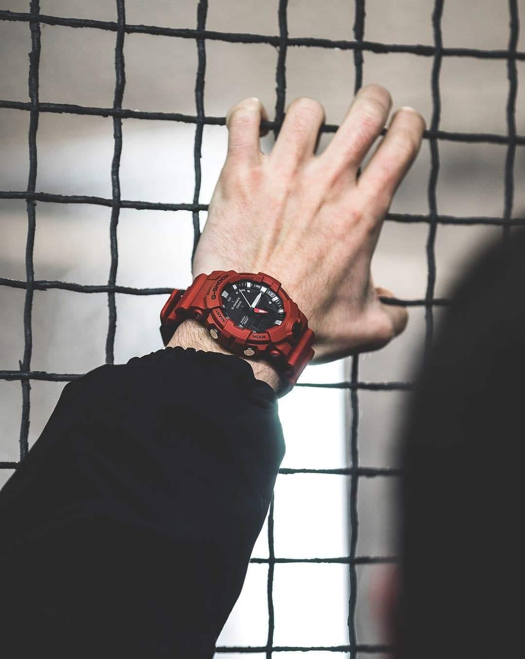 Casio G-Shock Anadigi Red x Black x Grey Accents Last Dance Watch GA800-4ADR - Diligence1International