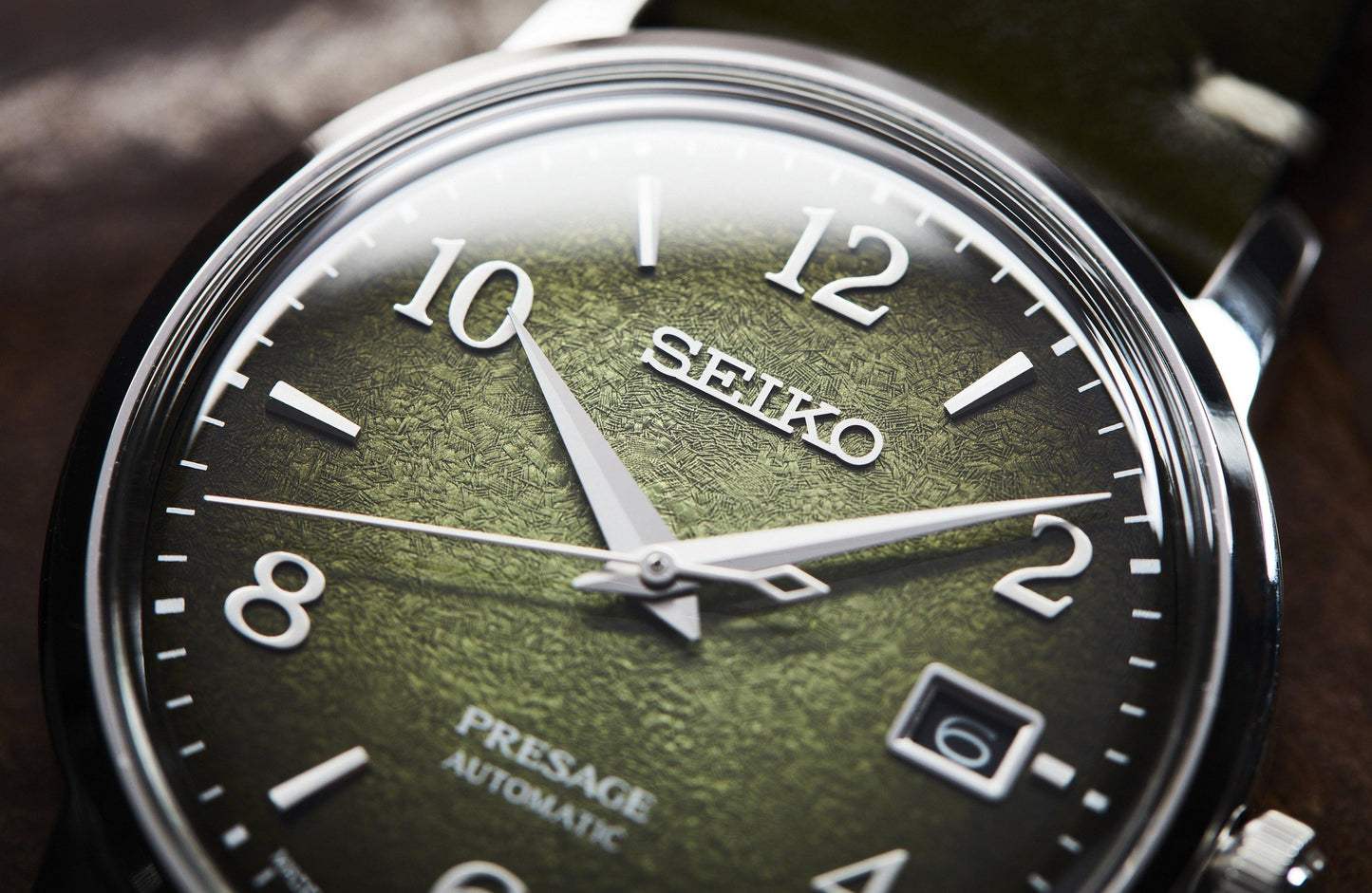 Seiko Presage LE Cocktail Time Raku Macha Men's Leather Strap Watch SRPF41J1 - Diligence1International