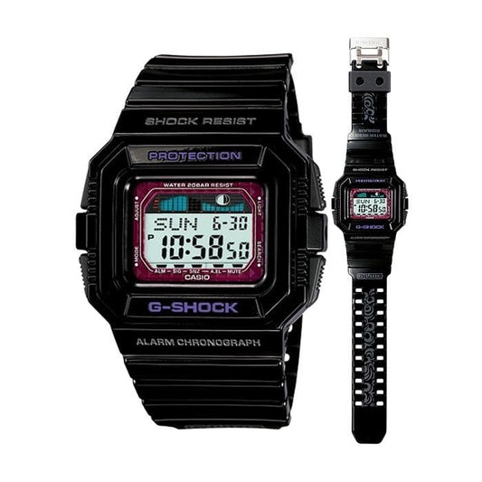 Casio G-Shock G-LIDE Series Digital Black x Purple Accents Watch GLX5500-1DR - Diligence1International