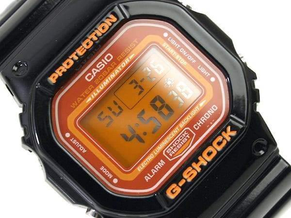 Casio G-Shock Digital Lava Orange Dial Black Watch DW5600CS-1DR - Diligence1International