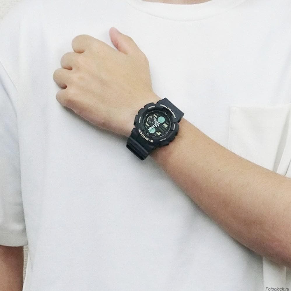 Casio G-Shock Special Color The Green Hornet Anadigi Greenish Blue Watch GA140-2ADR - Diligence1International