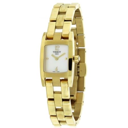 Tissot Swiss Made T-Lady T3 Ladies' MOP Gold Plated Watch T0421093311700 - Diligence1International