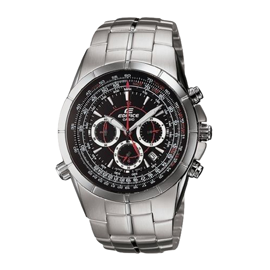 Casio Edifice Aviator Chronograph Black Dial Men's Watch EF-518D-1AVDF - Diligence1International
