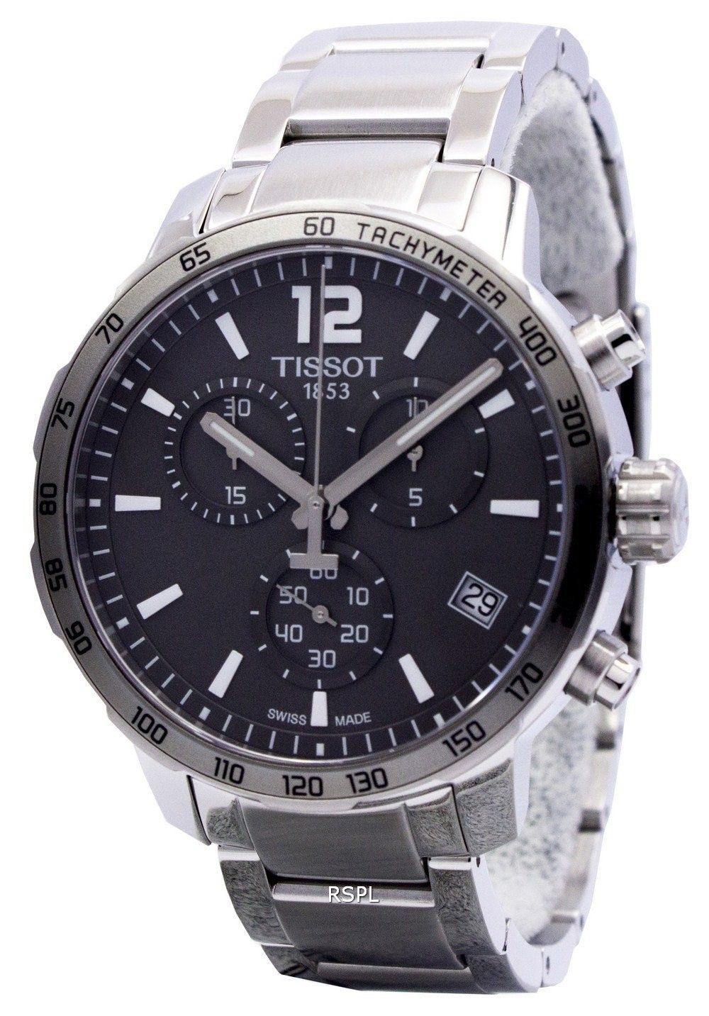 Tissot Swiss Made T-Sport Quickster Chronograph Men's Stainless Steel Watch T0954171106700 - Diligence1International