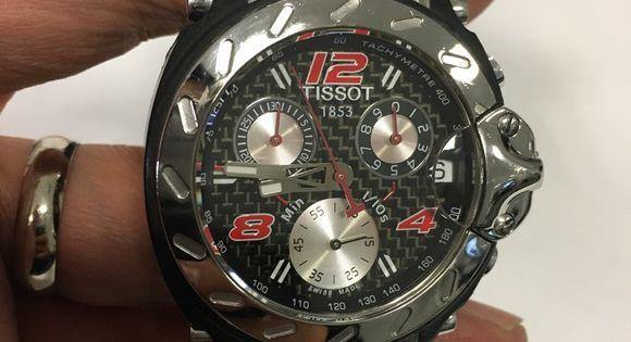 Tissot Swiss Made T-Race Nascar Men's Chronograph Rubber Strap Watch T011.417.17.207.02 - Diligence1International