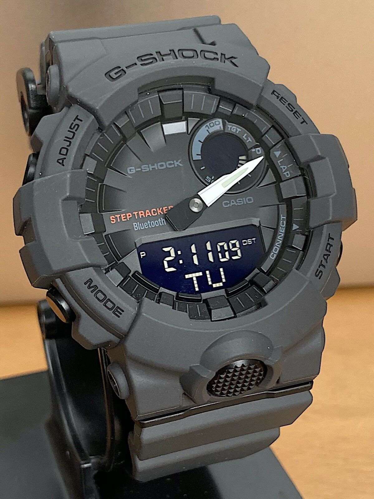 Casio G-Shock G’Squad Mobile Link Bluetooth Anadigi Black Watch GBA800-8ADR