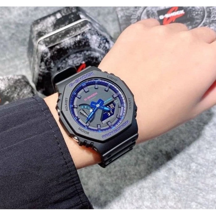 Casio G-Shock Carbon Core Guard Virtual Reality AP CasiOak Watch GA2100VB-1ADR