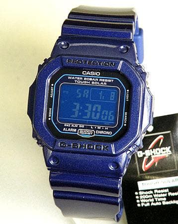 Casio G-Shock Tough Solar Digital Crazy Colors Metallic Blue Watch G5600CC-2DR - Diligence1International