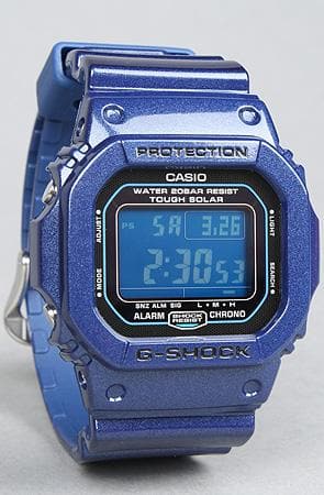 Casio G-Shock Tough Solar Digital Crazy Colors Metallic Blue Watch G5600CC-2DR - Diligence1International
