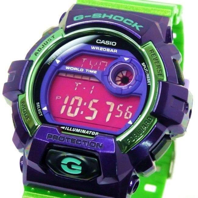 Casio G-Shock Crazy Colors Digital Hulk Green Mysterio Purple Watch G8900SC-6DR - Diligence1International