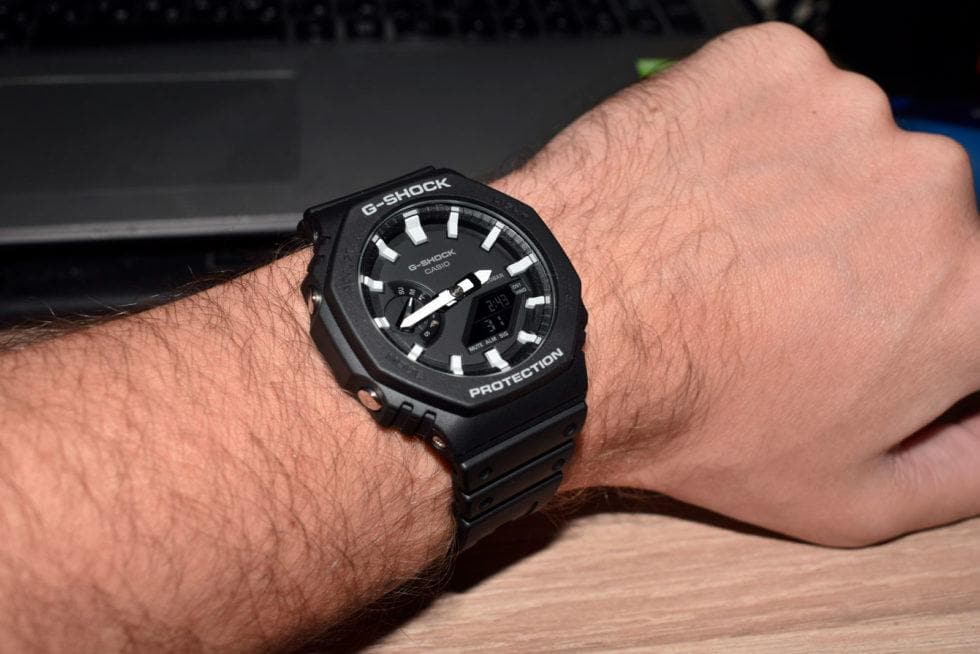 Casio G-Shock Carbon Core Guard Black AP CasiOak Watch GA2100-1ADR - Diligence1International