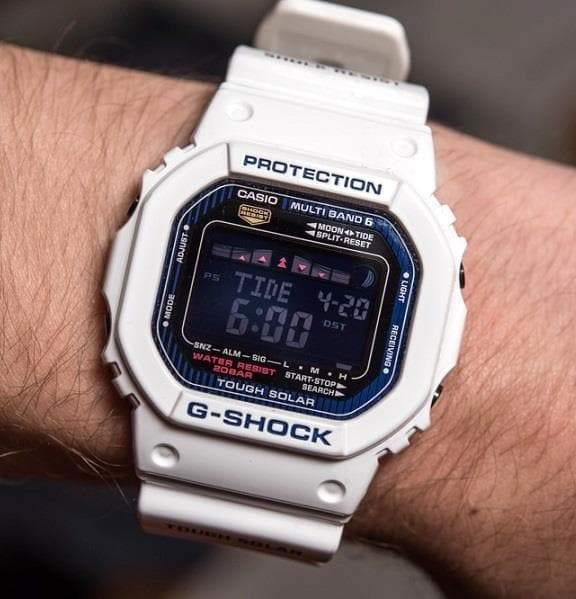 Casio G-Shock Tough Solar Digital Winter Soldier White x Black Accents Watch GWX5600C-7DR - Diligence1International