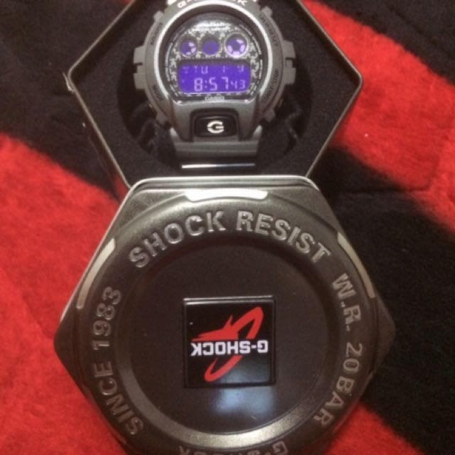 Casio G-Shock Sports Digital Crazy Colors Silver x Black Watch DW6900SC-8DR - Diligence1International