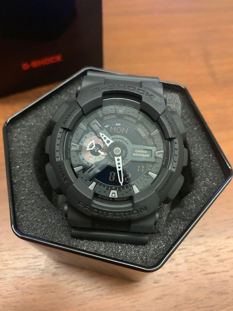 Casio G-Shock Black Stealth Series Analog-Digital Black Watch GA110MB-1ADR - Diligence1International