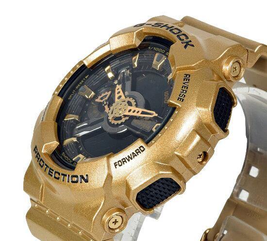 Casio G-Shock GA110 Series Analog-Digital Gold & Black Dial Watch GA110GD-9BDR - Diligence1International