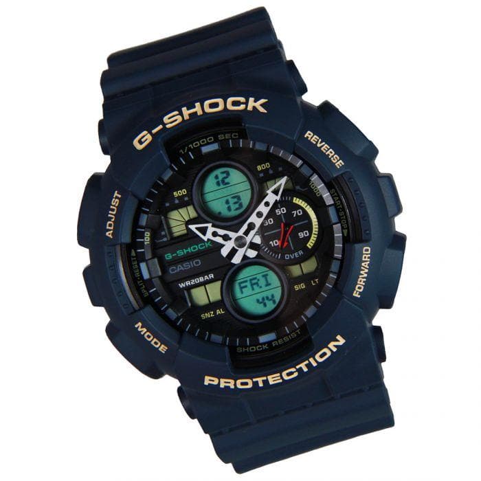 Casio G-Shock Special Color The Green Hornet Anadigi Greenish Blue Watch GA140-2ADR - Diligence1International