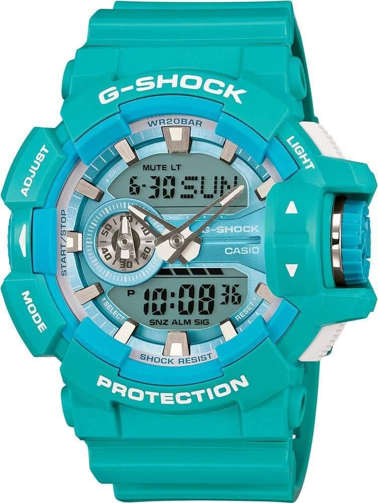 Casio G-Shock Big Case Analog-Digital Baby Blue Watch GA400A-2ADR - Diligence1International