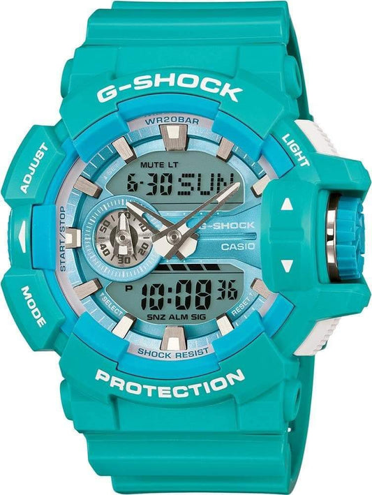 Casio G-Shock Big Case Analog-Digital Baby Blue Watch GA400A-2ADR - Diligence1International