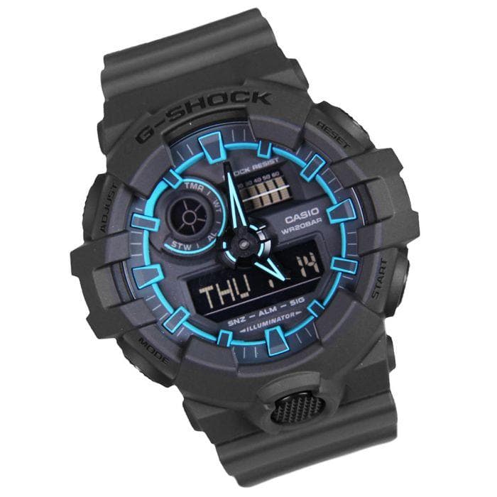 Casio G-Shock Special Color Model Black x Neon Blue Watch Tron GA700SE-1A2DR - Diligence1International