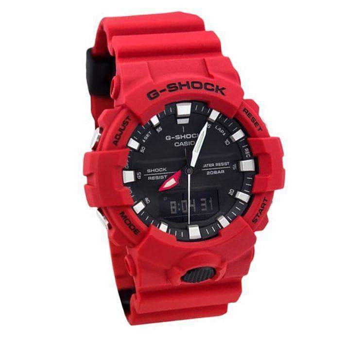 Casio G-Shock Anadigi Red x Black x Grey Accents Last Dance Watch GA800-4ADR - Diligence1International