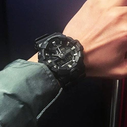 Casio G-Shock Standard Analog-Digital Black Watch GA700-1BDR - Diligence1International