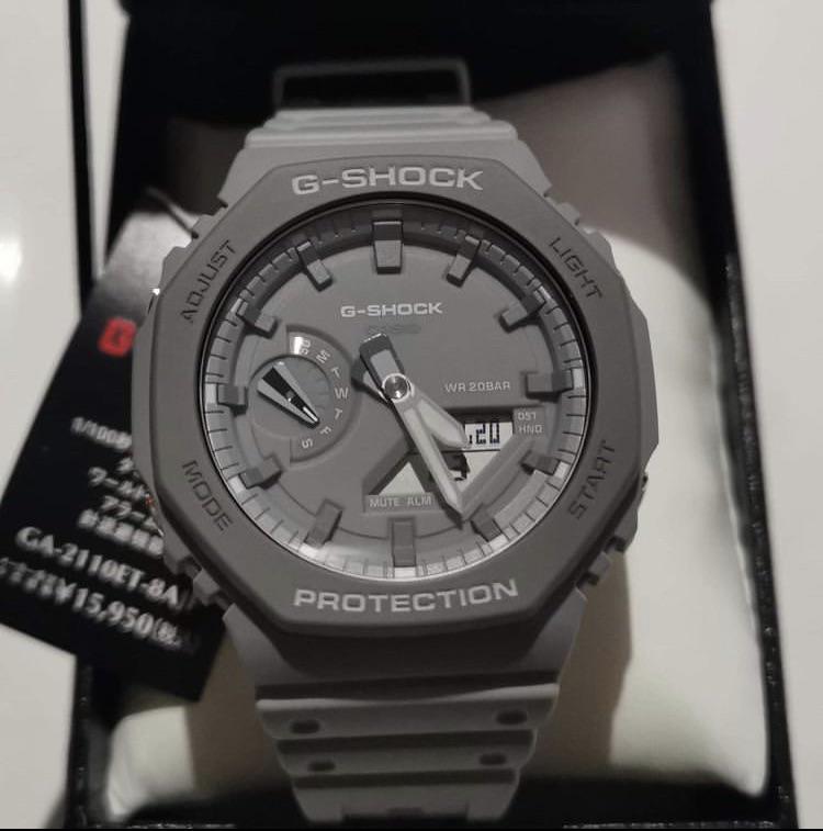 Casio G-Shock Carbon Core Guard Earth Tone Grey AP CasiOak Watch GA2110ET-8ADR - Diligence1International