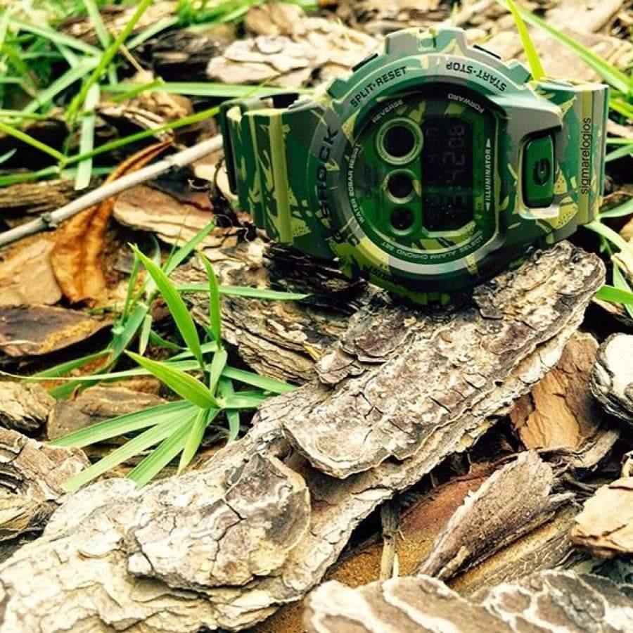 Casio G-Shock Military Standard Digital Camo Green Watch SAFC Jammer GDX6900MC-3DR - Diligence1International
