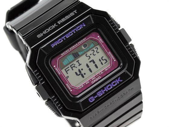 Casio G-Shock G-LIDE Series Digital Black x Purple Accents Watch GLX5500-1DR - Diligence1International