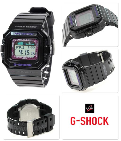 Casio G-Shock G-LIDE Series Digital Black x Purple Accents Watch GLX5500-1DR - Diligence1International