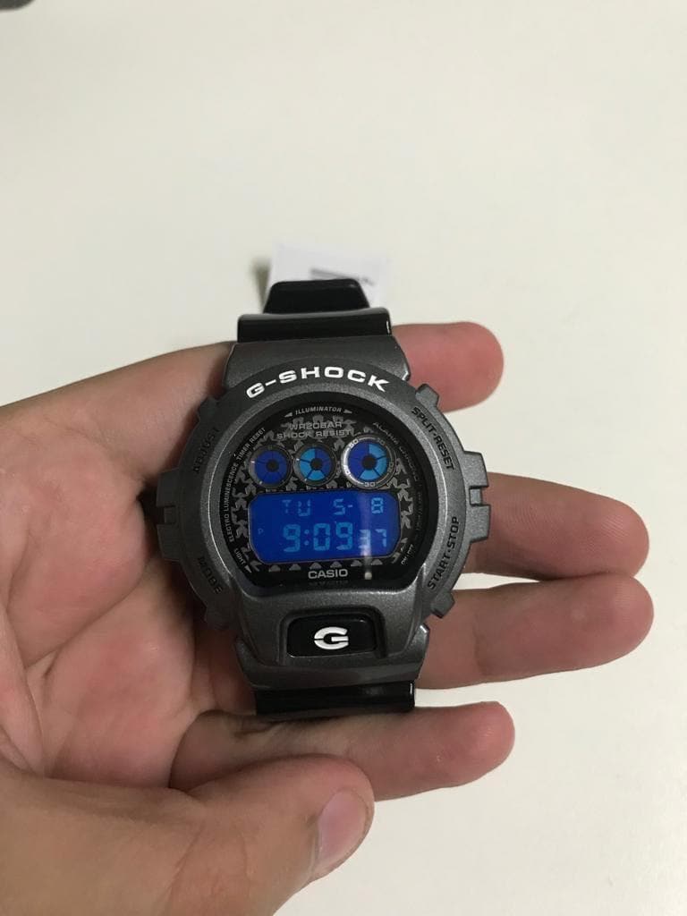Casio G-Shock Sports Digital Crazy Colors Silver x Black Watch DW6900SC-8DR - Diligence1International