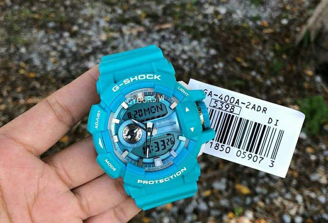 Casio G-Shock Big Case Analog-Digital Baby Blue Watch GA400A-2ADR - Diligence1International