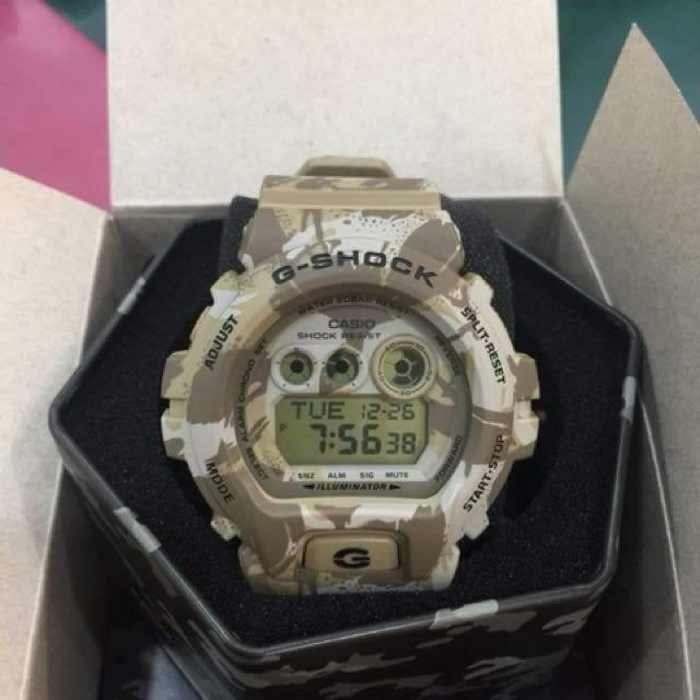 Casio G-Shock Military Standard Digital Desert Sandstorm Camo Beige Watch GDX6900MC-8DR - Diligence1International
