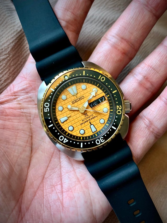 Seiko Prospex Limited Edition PH Yellow Sunrise Turtle 200M Men's Watch SRPH38K1