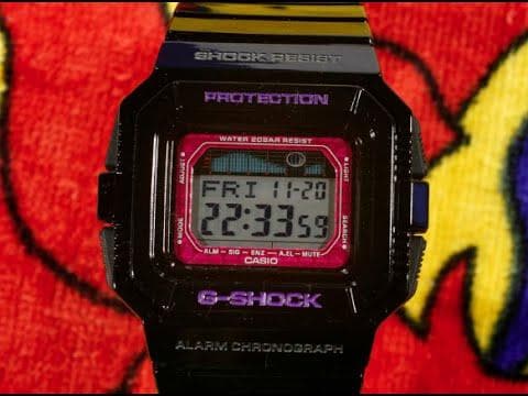 Casio G-Shock G-LIDE Series Digital Black x Purple Accents Watch GLX5500-1DR - Diligence1International