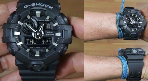 Casio G-Shock Standard Analog-Digital Black Watch GA700-1BDR - Diligence1International