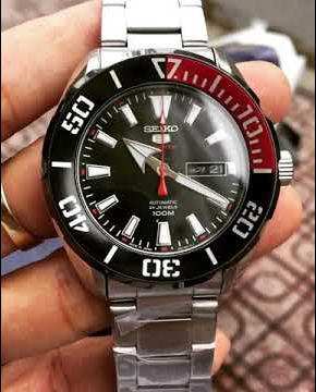Seiko 5 Sports JAPAN Made 100M Coke Men's Stainless Strap Watch SRPC57J1 - Diligence1International