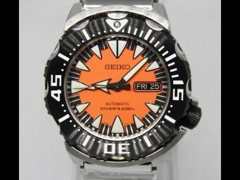Seiko Monster Orange Fang 2nd Gen Diver's Men's Stainless Steel Watch SRP315K2 - Diligence1International