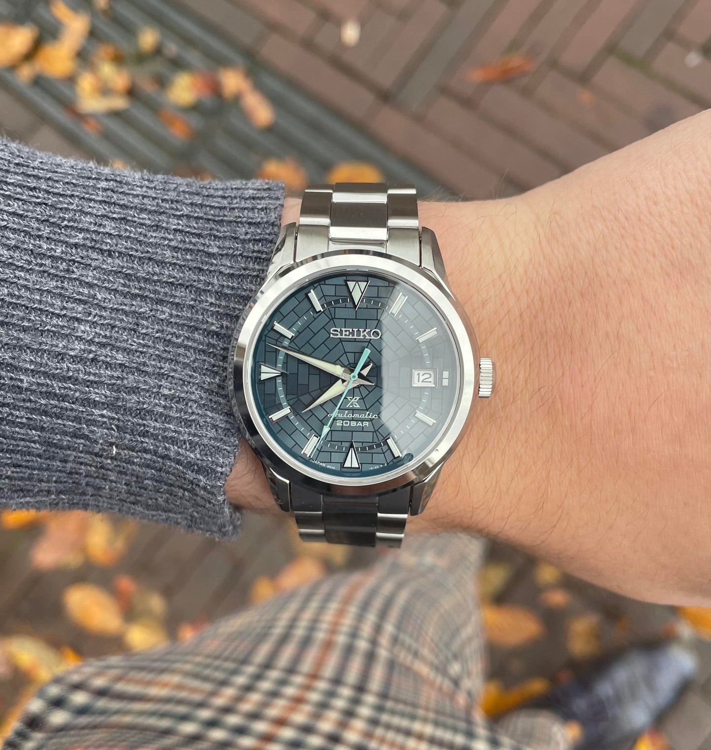 Seiko Prospex 140th Anniv Baby Alpinist Ginza LE Green Men's Stainless Watch SPB259J1