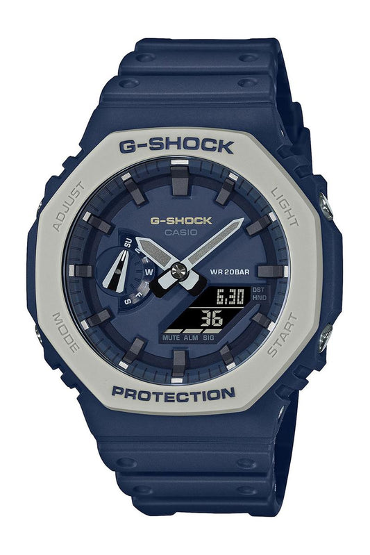 Casio G-Shock Carbon Core Guard Earth Tone Navy Blue AP CasiOak Watch GA2110ET-2ADR - Diligence1International