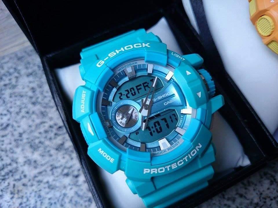 Casio G-Shock Big Case Analog-Digital Baby Blue Watch GA400A-2ADR - Diligence1International