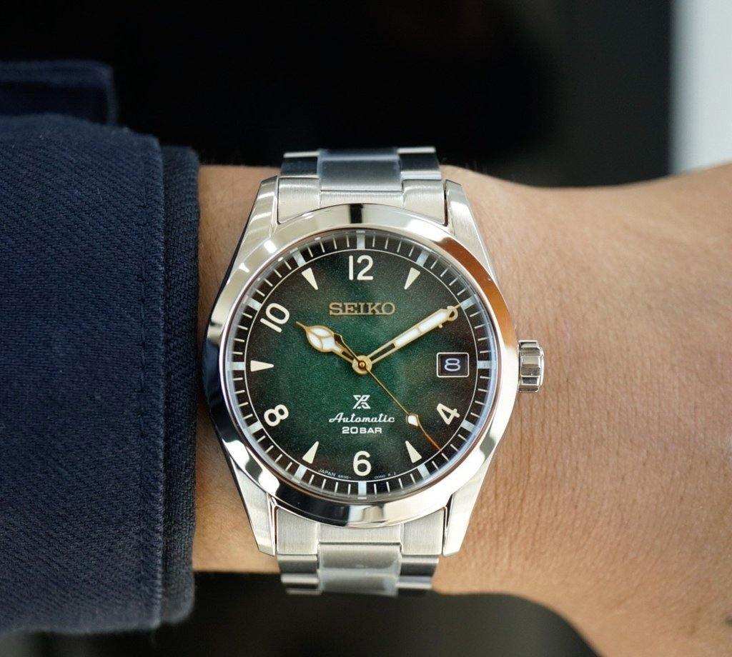Seiko JAPAN Made Prospex Baby Alpinist Green Junior Men's Stainless Watch SPB155J1 - Diligence1International