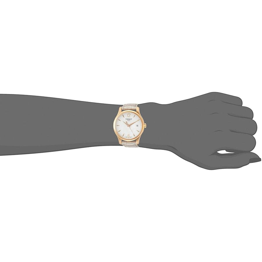 Tissot Swiss Made T-Trend Tradition Ladies' MOP Leather Strap Watch T0632103711700 - Diligence1International